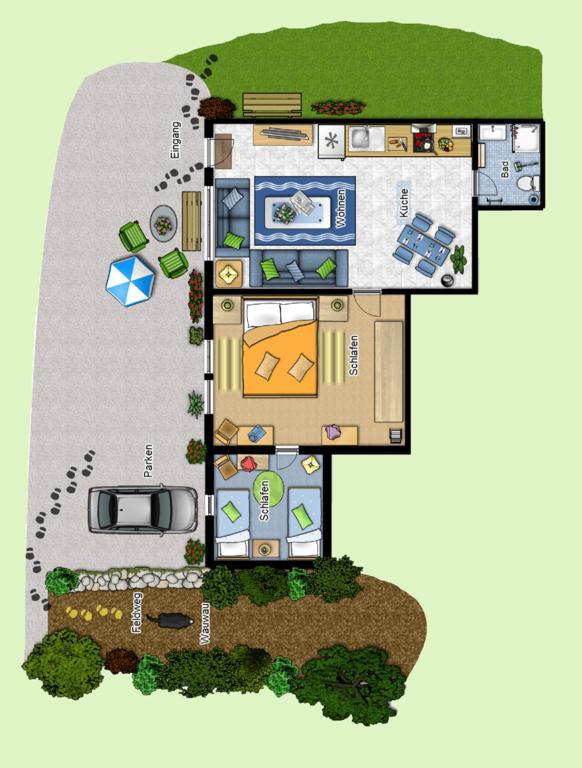 Kaept'N Boeff Apartman Vadersdorf Szoba fotó